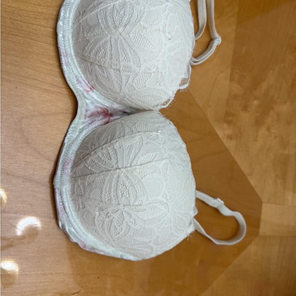 PINK Victoria's Secret Cream Lace Detail